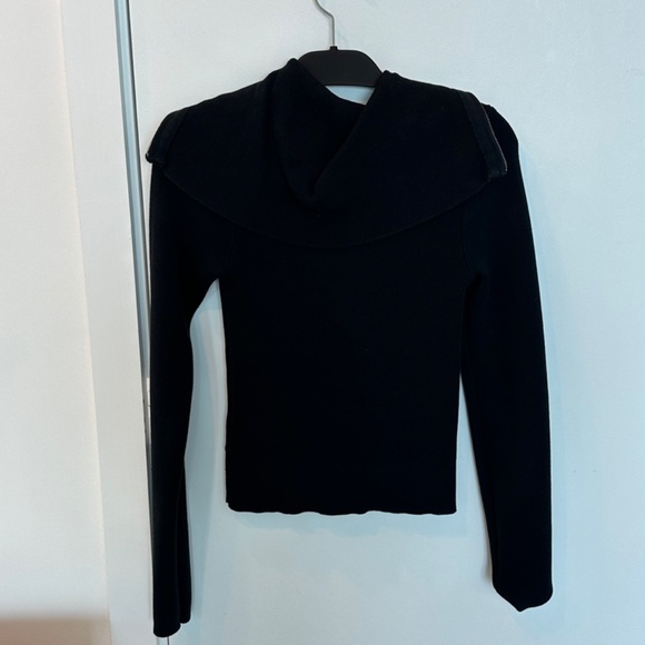 REMAIN Birger Christensen – Zipped Collar Jumper in Dark Blue XS/34 - Picture 9 of 11